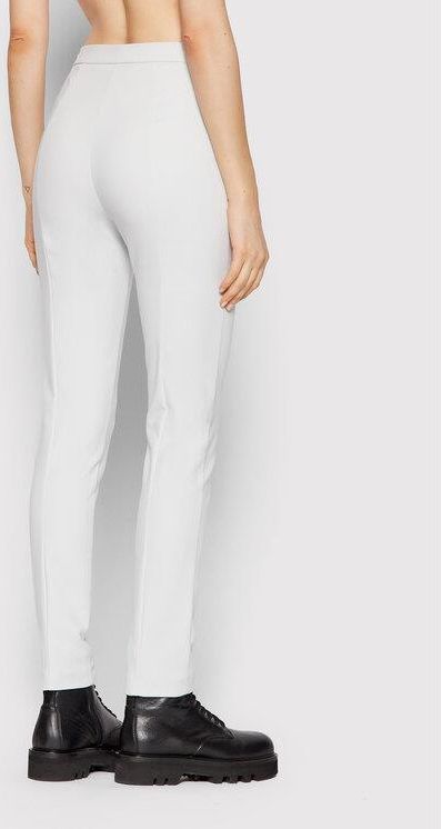Patrizia Pepe Spodnie materia owe CPA048 AQ39 S633 Szary Slim Fit