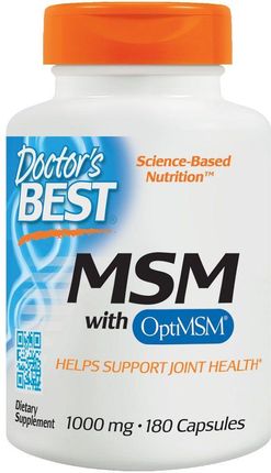 Doctor's Best OptiMSM 1000 mg 180 kapsułek