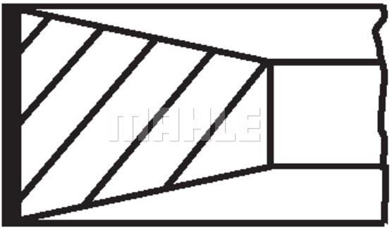 KOLBENRINGSATZ MAHLE 039 RS 00117 0N0 Für Citroën Peugeot Fiat DS Opel