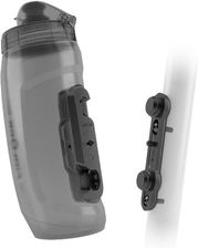 Fidlock Twist Bottle 590 Z Uchwytem Do Ramy Przezroczysty Czarny 2022