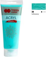 Zdjęcie Happy Color Farba akrylowa Studio+ 200ml - turkusowy - Rudnik nad Sanem