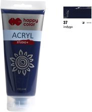 Zdjęcie Happy Color Farba akrylowa Studio+ 200ml - indygo - Mosina