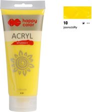 Zdjęcie Happy Color Farba akrylowa Studio+ 200ml - jasnożółty - Pasym