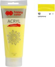 Happy Color Farba akrylowa Studio+ 200ml - cytrynowy