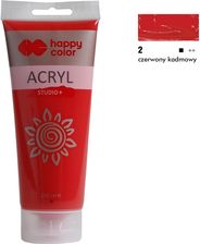 Zdjęcie Happy Color Farba akrylowa Studio+ 200ml - czerwony kadmowy - Nisko