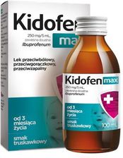 polecamy Pozostałe leki bez recepty KIDOFEN MAX 250mg/5ml, 100ml