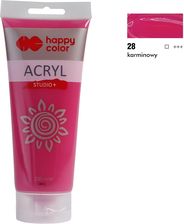 Zdjęcie Happy Color Farba Akrylowa Studio 200Ml Karminowy - Wojnicz