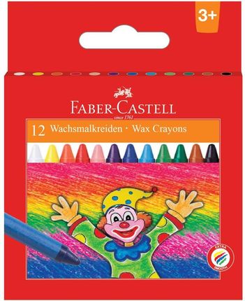 Carioca Kredki Świecowe 12 Kolorów Faber Castell
