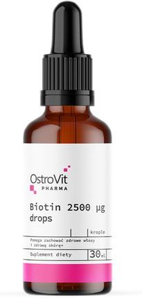 OstroVit Pharma Biotyna 2500 µg w kroplach 30 ml