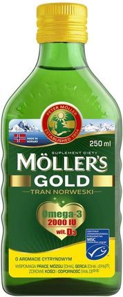 Moller's Health Tran norweski Gold 250 ml