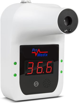 Promedix Termometr Ścienny Bezdotykowy Na Podczerwień To Badania Temperatury Ciała  Czoło Nadgarstek  Pr-685