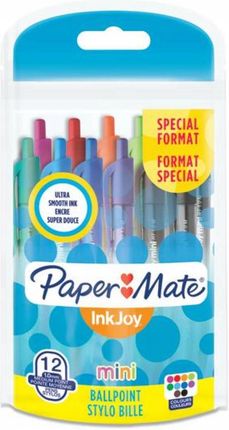 Paper Mate Długopis Inkjoy 100St Mini 12Kol