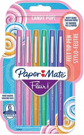 Paper Mate Flamastry Flair Candy 6 Kol