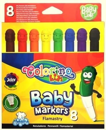 Zdjęcie Flamastry Colorino Kids Baby 8 Kolorów - Skępe