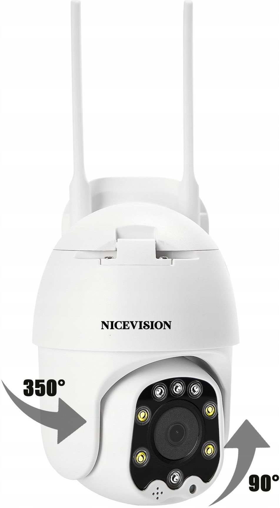 Kamera przemysłowa Nicevision Kamera Zewnętrzna Obrotowa Ip Wifi 5Mpx ...