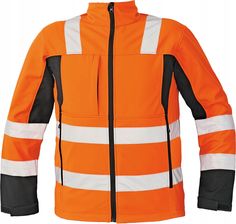 Cerva Kurtka Męska Softshell M Hv Pomarańczowy Bhp