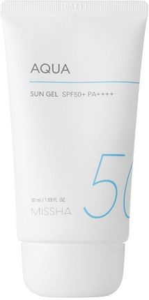 Missha - All-Around Safe Block Aqua Sun Gel SPF50+/PA++++ - Żelowy Krem z Filtrem Przeciwsłonecznym - 50ml