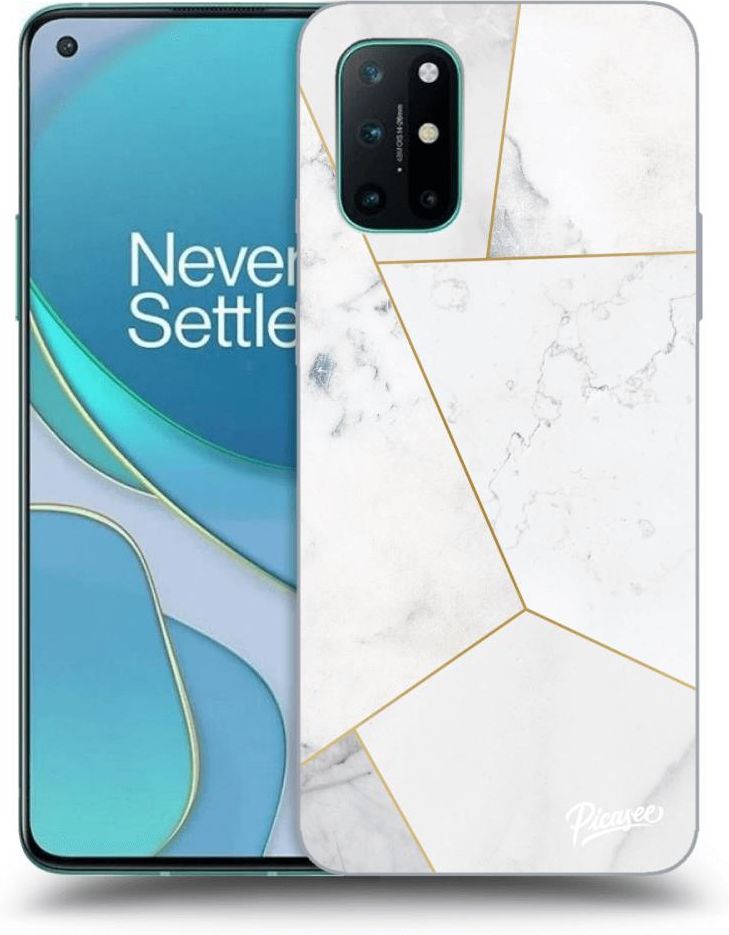 SILIKONOWE CZARNE ETUI NA ONEPLUS 8T WHITE TILE Etui Na Telefon