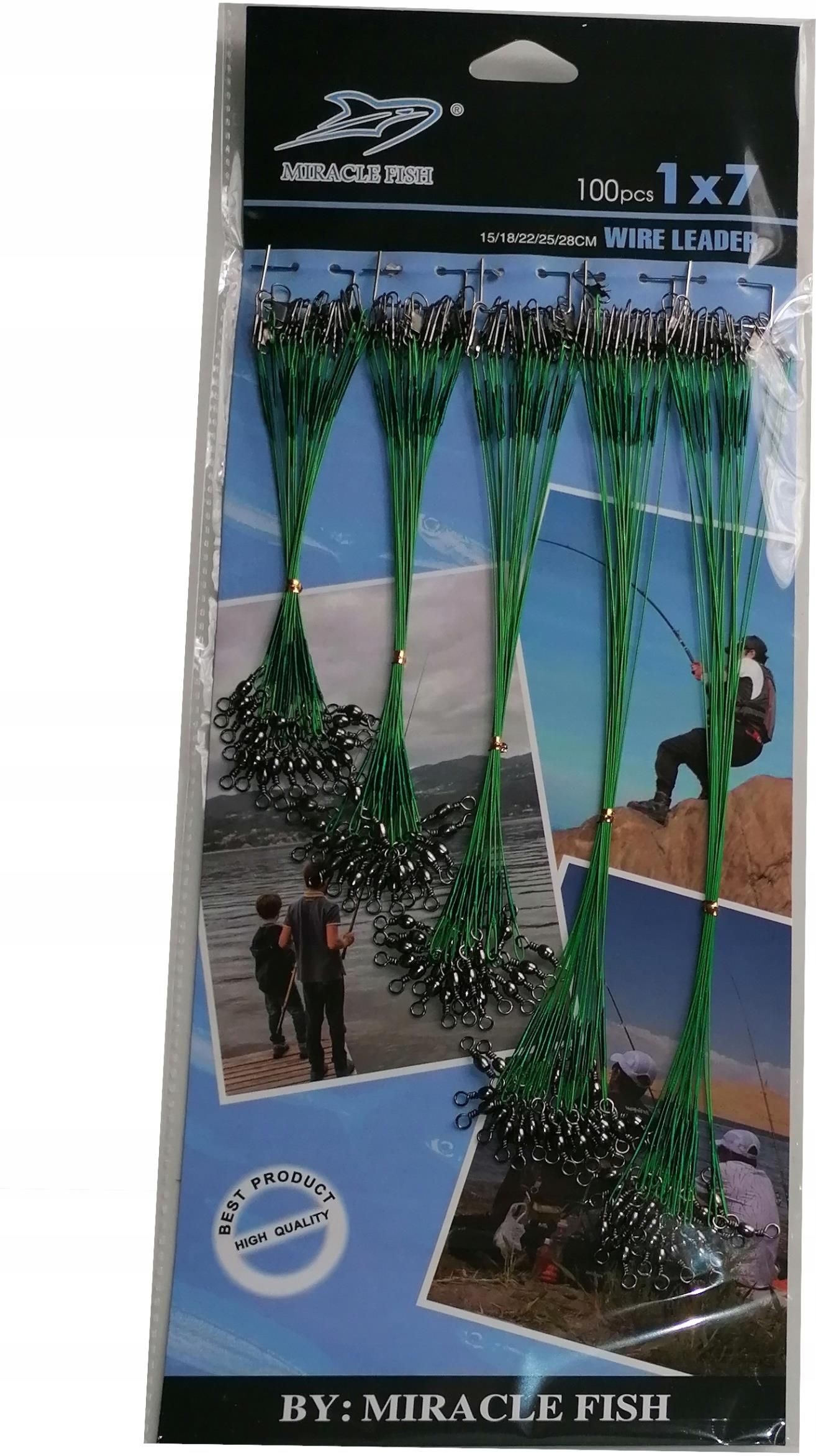 Mircale Fish Miracle Fish Przypony Stalowe W Otulinie 100szt. Zestaw - Ceny i opinie ...