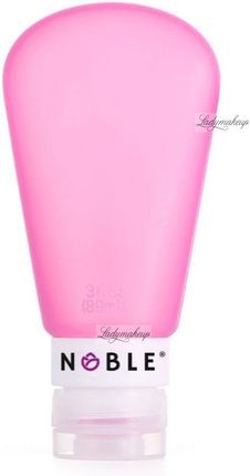 Noble - Silikonowa Butelka Podróżna 89Ml Różowa