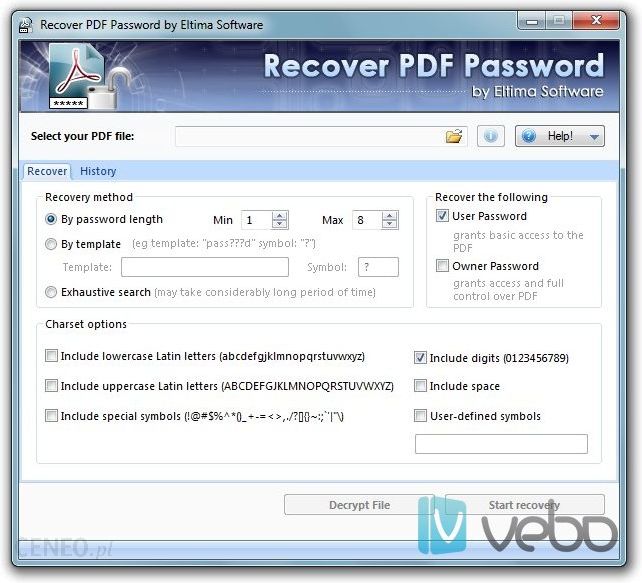 eltima pdf password recovery