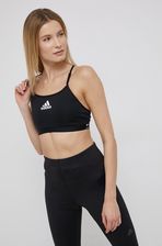 Zdjęcie Adidas Performance Biustonosz sportowy kolor czarny gładki - Kielce