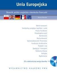 Unia Europejska Słownik polsko-angielsko-niemiecko-francuski z płytą CD
