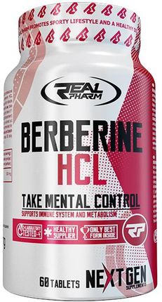 Real Pharm Berberine Berberyna Hcl 60Tab