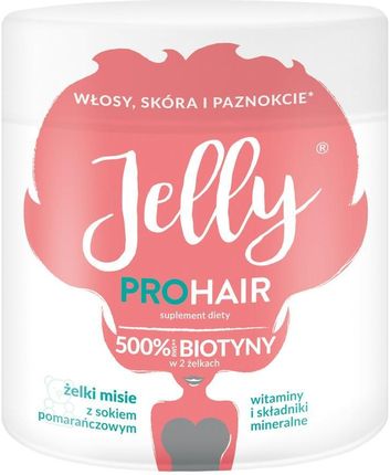 Jelly Prohair żelki misie na włosy z sokiem pomarańczowym 270 g