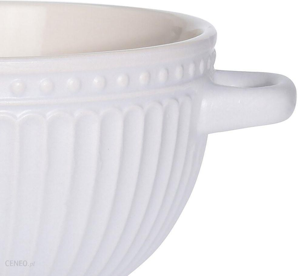 Orion Miska ceramiczna na zupę płatki owsiankę bulionówka do zupy 640 ml biała