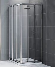 Zdjęcie Novellini prostokątna 3 częsciowa - lewa, profil biały (70 x 80 cm) NSTAR3A6678S-1A - Boguchwała