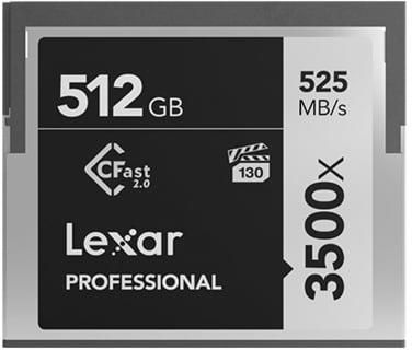 Lexar 512GB 3500x CFast Professional (VPG-130) (LC512CRBNA3500)