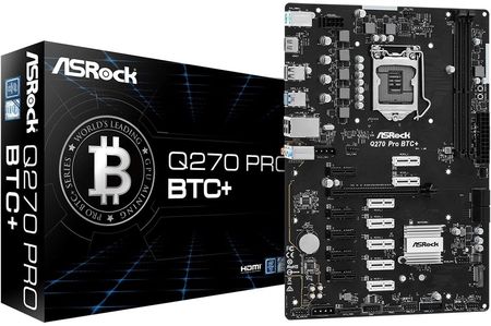 Asrock Q270 PRO BTC+ S1151 DDR4 (Q270PROBTC+)
