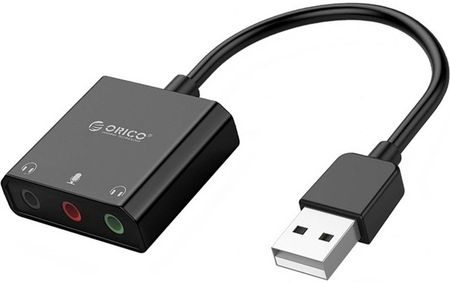 Orico Zewnętrzna karta dźwiękowa na USB 3 porty (SKT3BKBP)