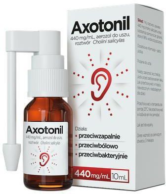 AXOTONIL aerozol do ucha 40mg/ml, 10ml