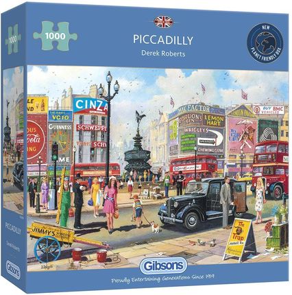 Gibsons Puzzle 1000El. Piccadilly Circus/Londyn G3