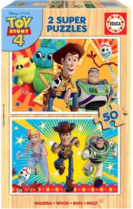 Educa Puzzle 2W1 Toy Story 4 (Drewniane) G3
