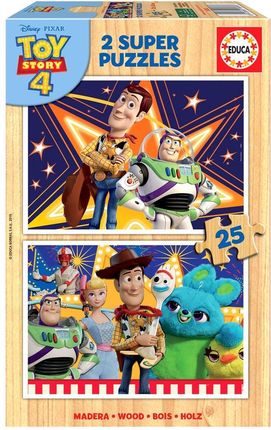 Educa Puzzle 2W1 Toy Story 4 (Drewniane) G3