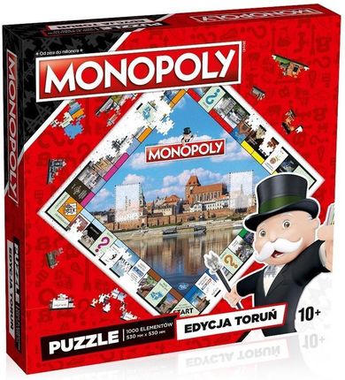 Winning Moves Puzzle 1000El. Monopoly Board Toruń