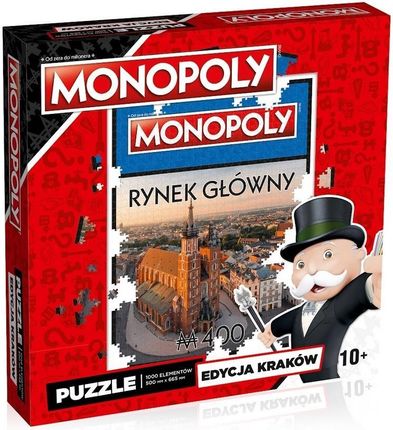 Winning Moves Puzzle 1000El. Monopoly Square Kraków Rynek