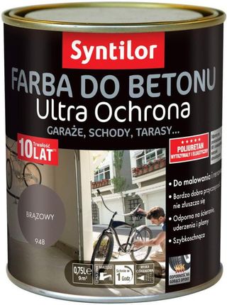 Syntilor Farba Do Betonu Ultra Ochrona 0,75L Brązowy