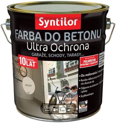 Syntilor Farba Do Betonu Ultra Ochrona 2,5L Beżowy