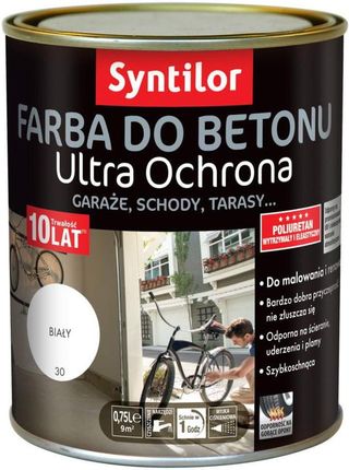 Syntilor Farba Do Betonu Ultra Ochrona 0,75L Biały