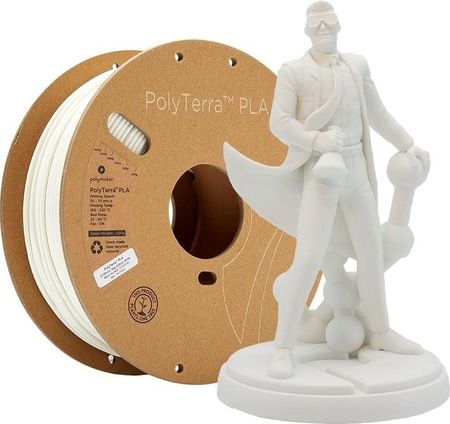 Polymaker PolyTerra PLA Cotton White - 1,75 mm / 1000 g (70822)