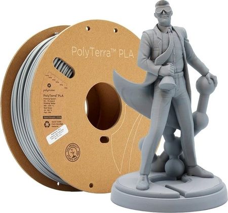 Polymaker PolyTerra PLA Fossil Grey - 2,85 mm / 1000 g (70825)