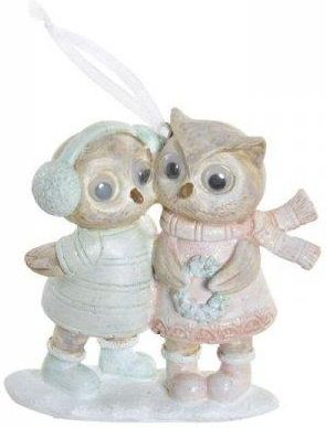 Dkd Home Decor Figurka Dekoracyjna Żywica Sowa (9x4.5 9 Cm) 6648069