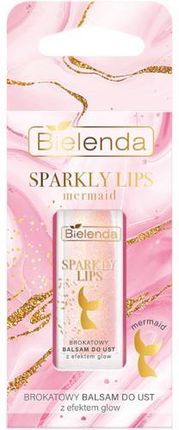Bielenda Sparkly Lips mermaid brokatowy balsam do ust z efektem glow 3,8 g