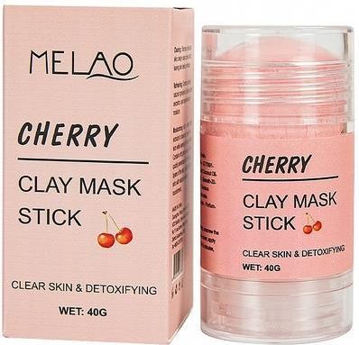 Melao Cherry Clay Mask Stick Maseczka Do Twarzy W Sztyfcie Oczyszczająco Detoksykująca 40G