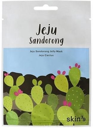 Skin79 Jeju Sandorong Jelly Mask Cactus Żelowa Maska Kojąco-Chłodząca 33Ml