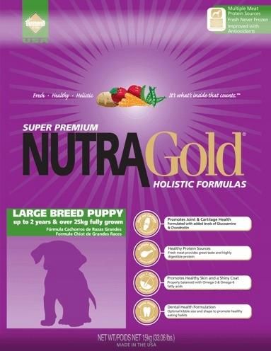 nutra gold holistic large breed puppy